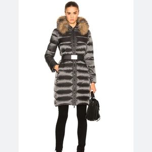 Worn once authentic moncler hooded puffer parka jacket